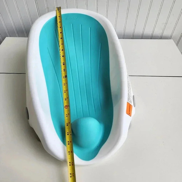 Summer Clean Rinse Baby Bather Bath Tub Infant Support Bathtime Newborn Aqua - Picture 9 of 16